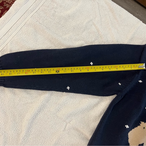 Liz Claiborne Navy Sweater with Dog Design - Picture 11 of 11
